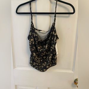 Urban Outfitters Floral Scoop Tank